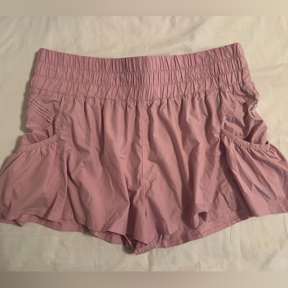 Free People Movement - Get Your Flirt On Shorts - Lilac ish Color - Size Medium - Picture 2 of 3